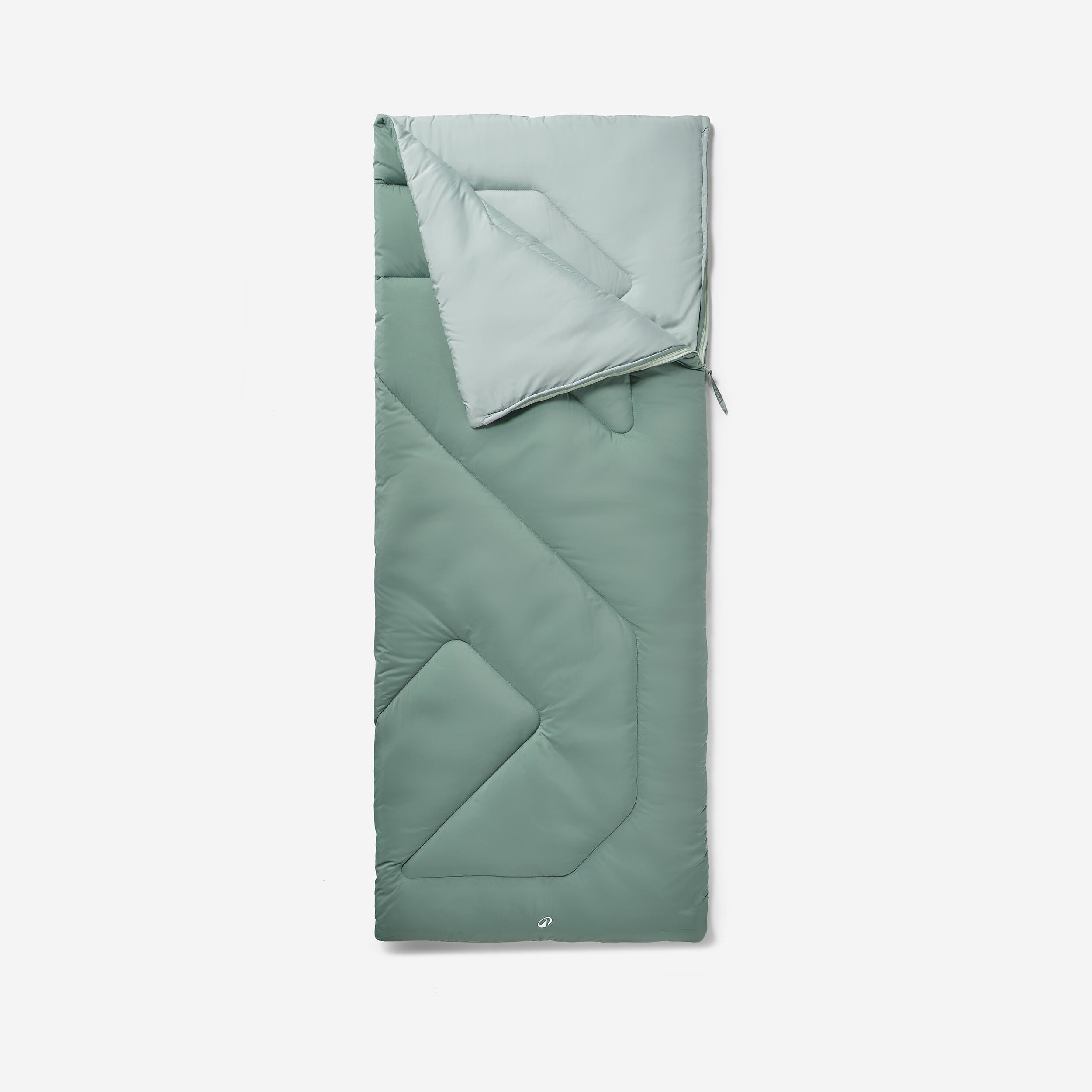 Sac de couchage de camping 10°C, Comfort vert - Image 1