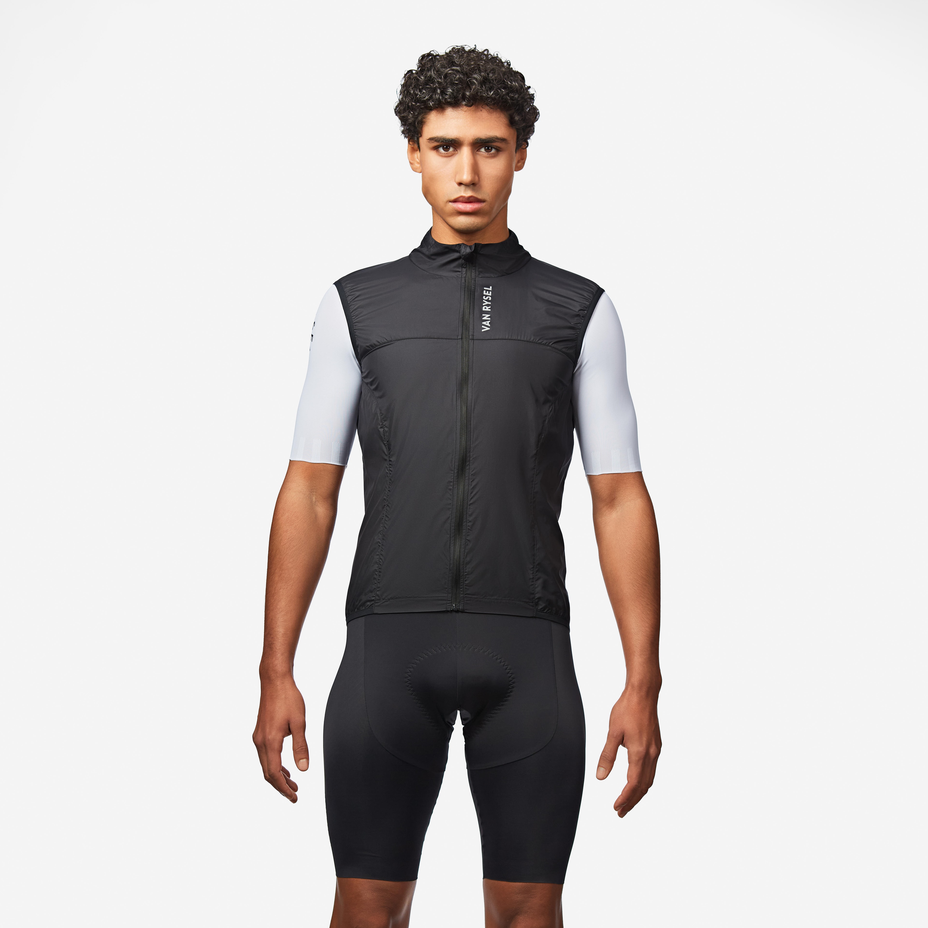 Coupe-vent vélo route sans manche homme - RCR ultra-light noir - Image 1