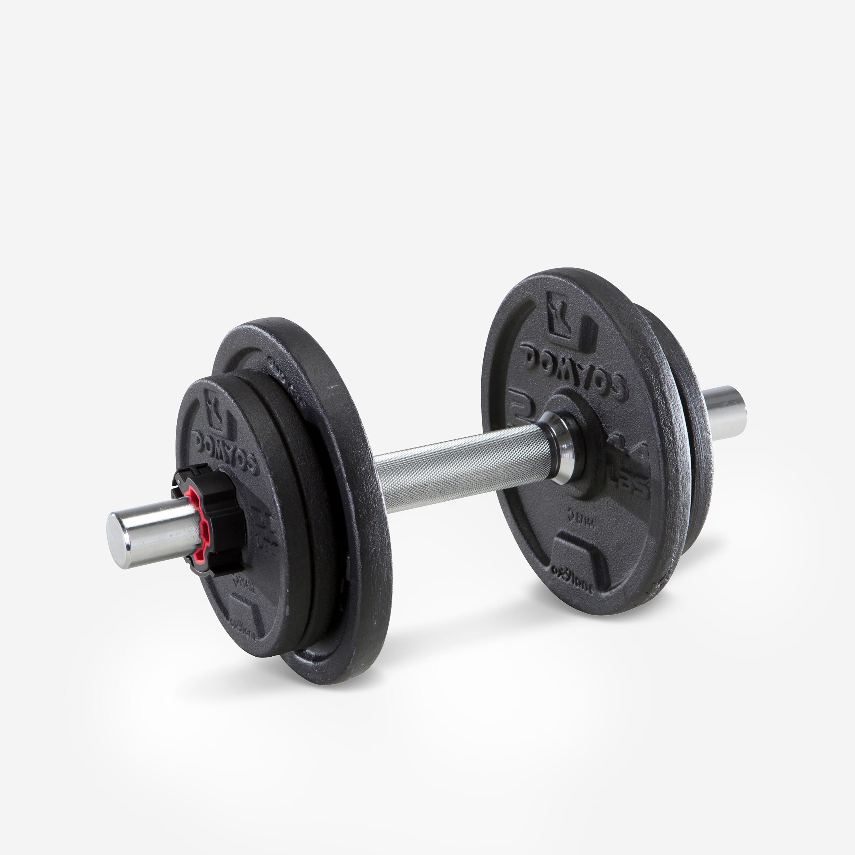 Kit haltère de musculation 10 kg avec disque de fonte à 80 % recyclée - Image 1