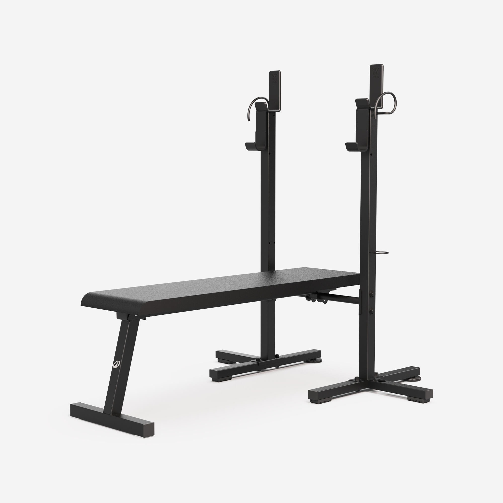 Banc de musculation développé couché 80 kg pliable - Image 1