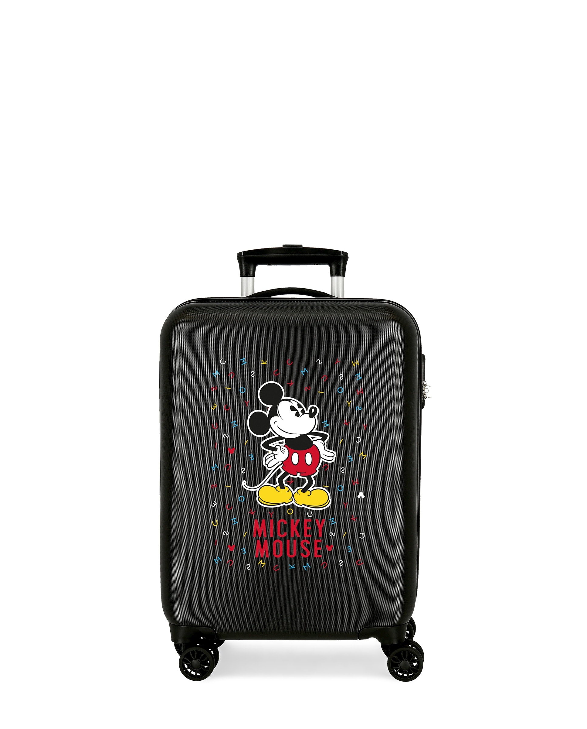 Disney - Maleta de cabina Mickey Letras rígida con capacidad de 34L. - Image 1
