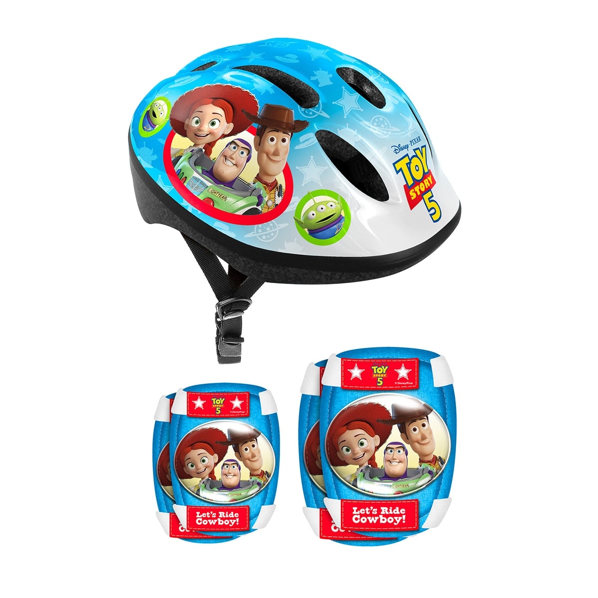 Stamp - Casco Con Coderas Y Rodillleras Toy Story 5 Stamp. - Image 1