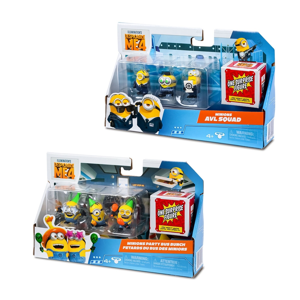 Famosa - Pack 4 Figuras 5 cm Minions Mi Villano Favorito 4 Famosa modelos surtidos. - Image 1