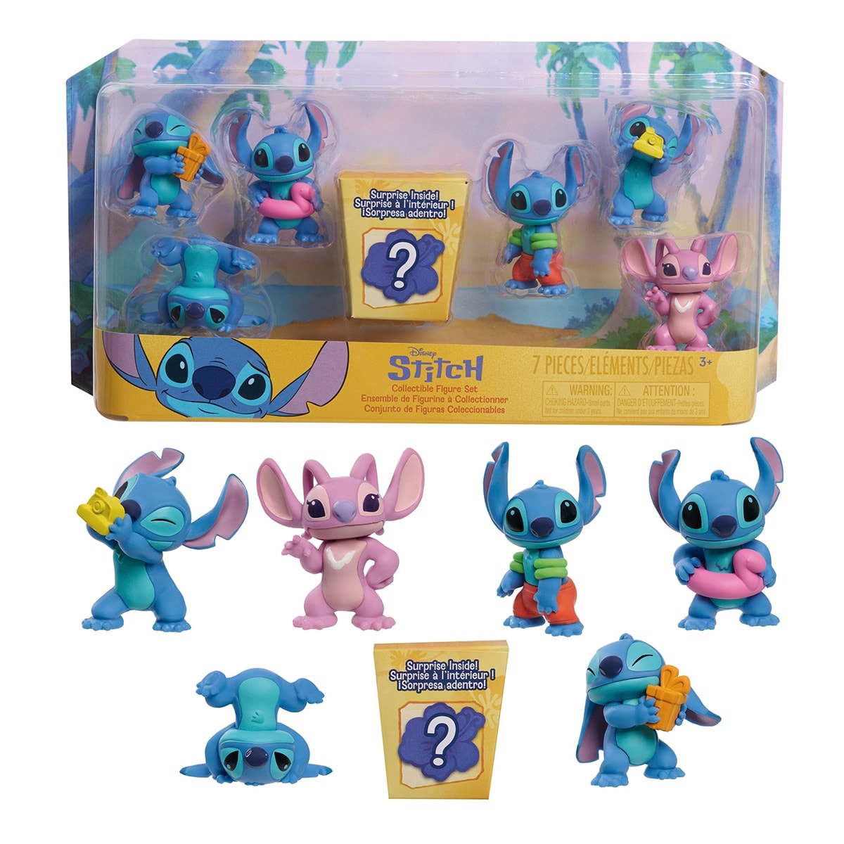 Just Play Products - Stitch 7 Pack Figures. - Image 1