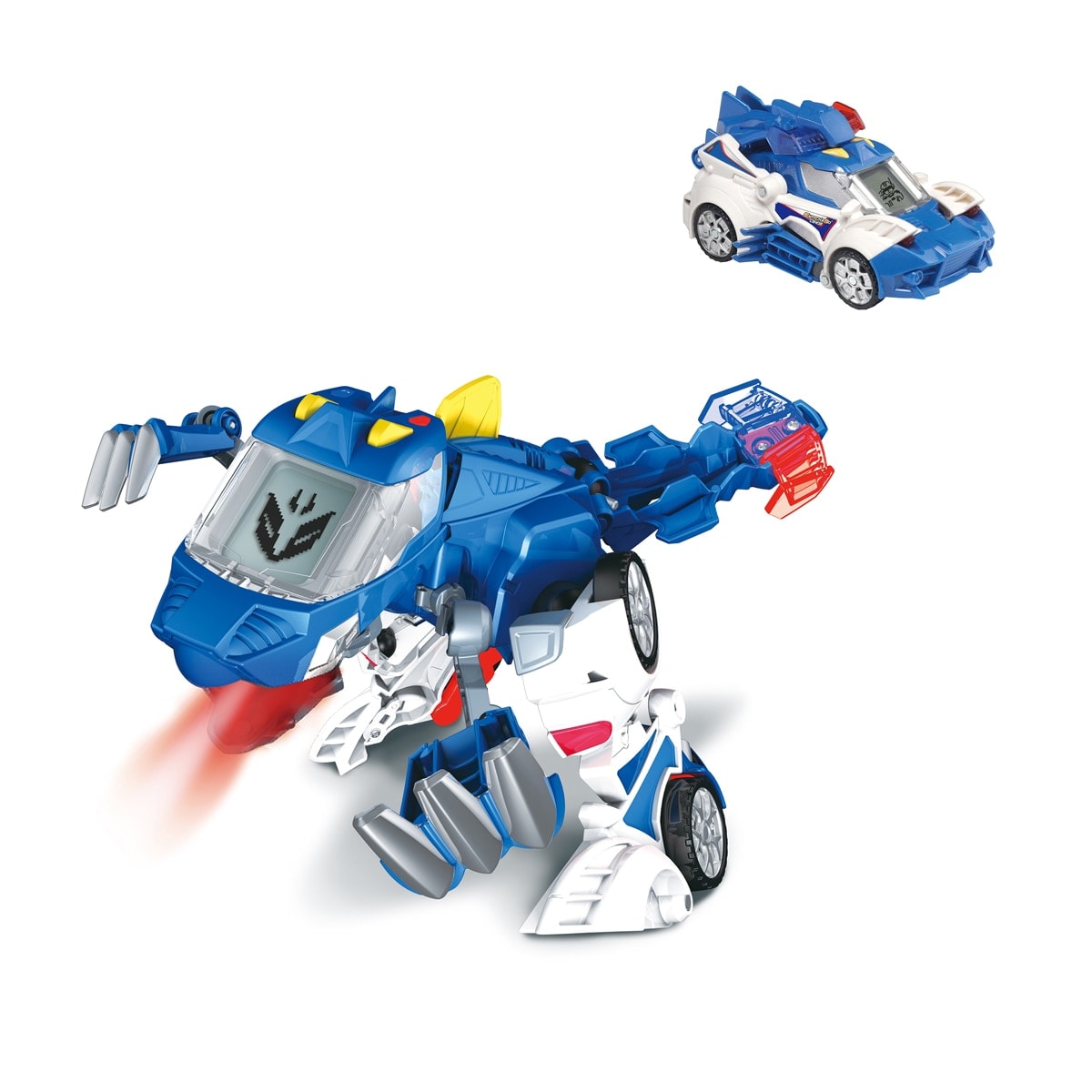 VTech - Switch&Go Dinos, Patrulla el tericinosaurio coche de policía, Dinosaurios que se transforman en vehículos VTech. - Image 1