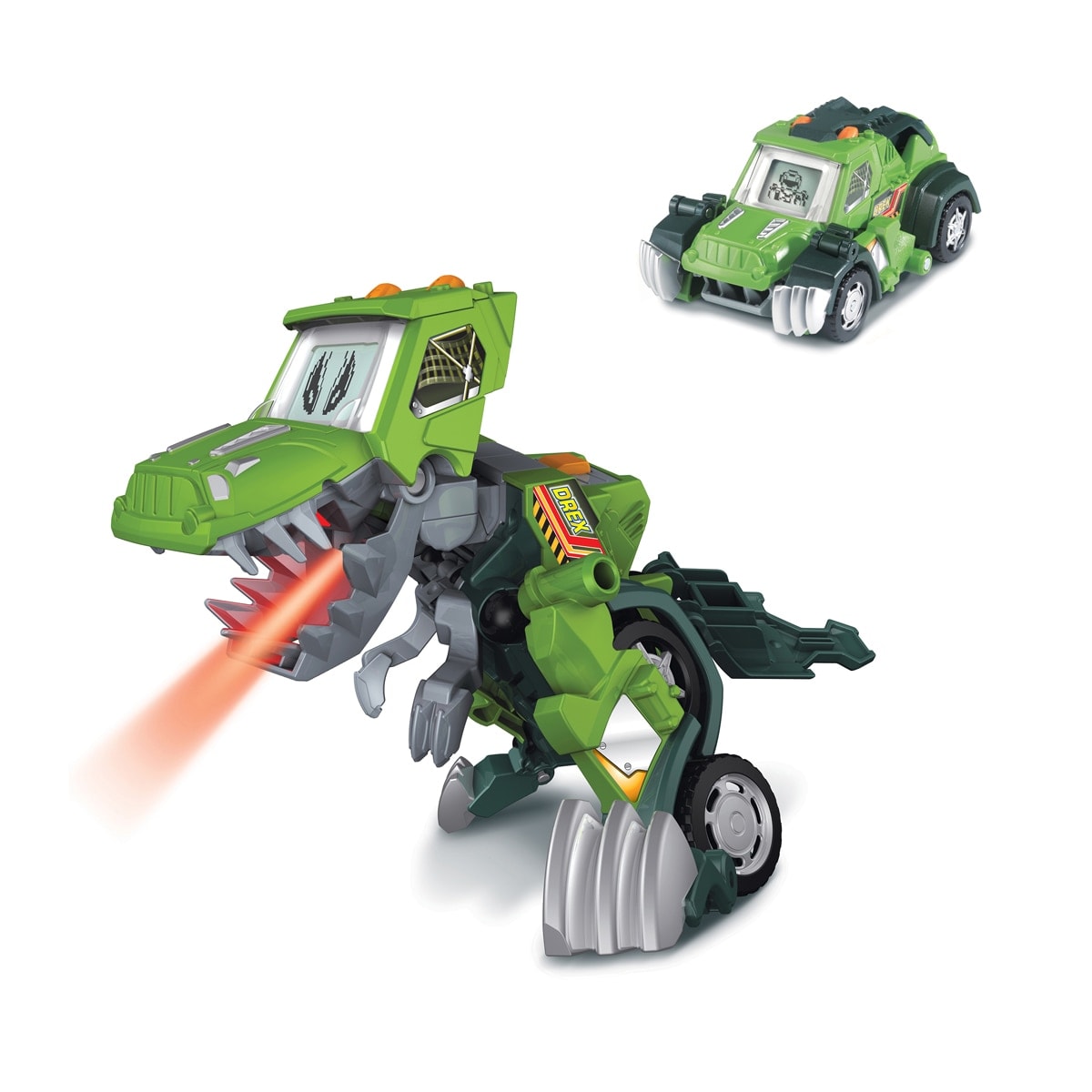 VTech - Switch&Go Dinos, Barro el T-Rex 4x4, Dinosaurios que se transforman en vehículos VTech. - Image 1