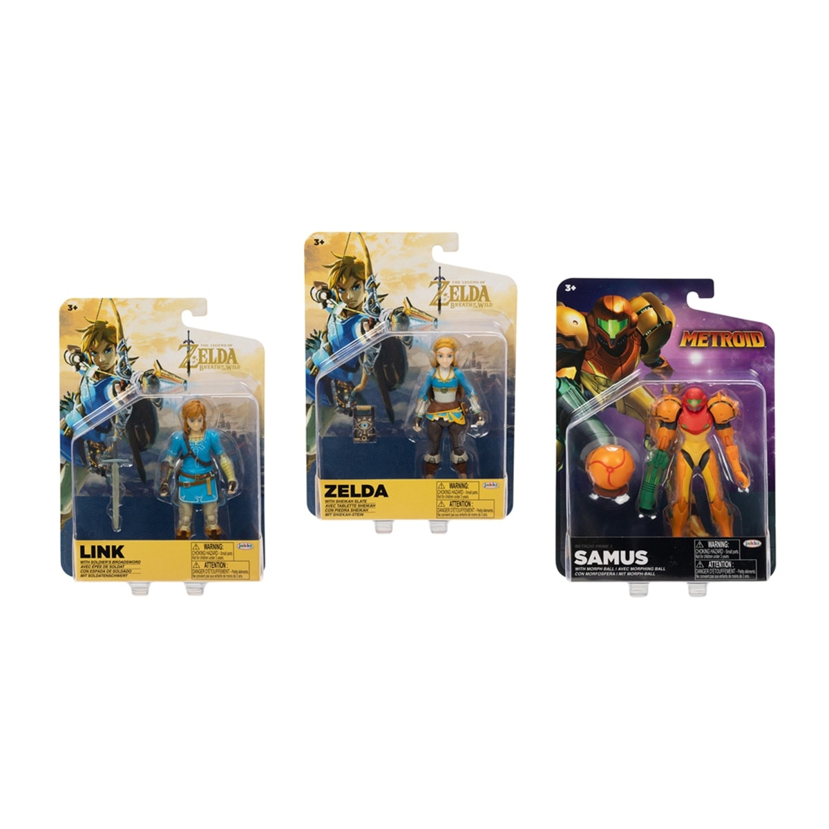 Nintendo - Figura coleccionable y articulada 10 cm Link - Princesa Zelda - Samus Zelda & Metroid Prime modelos surtidos. - Image 1