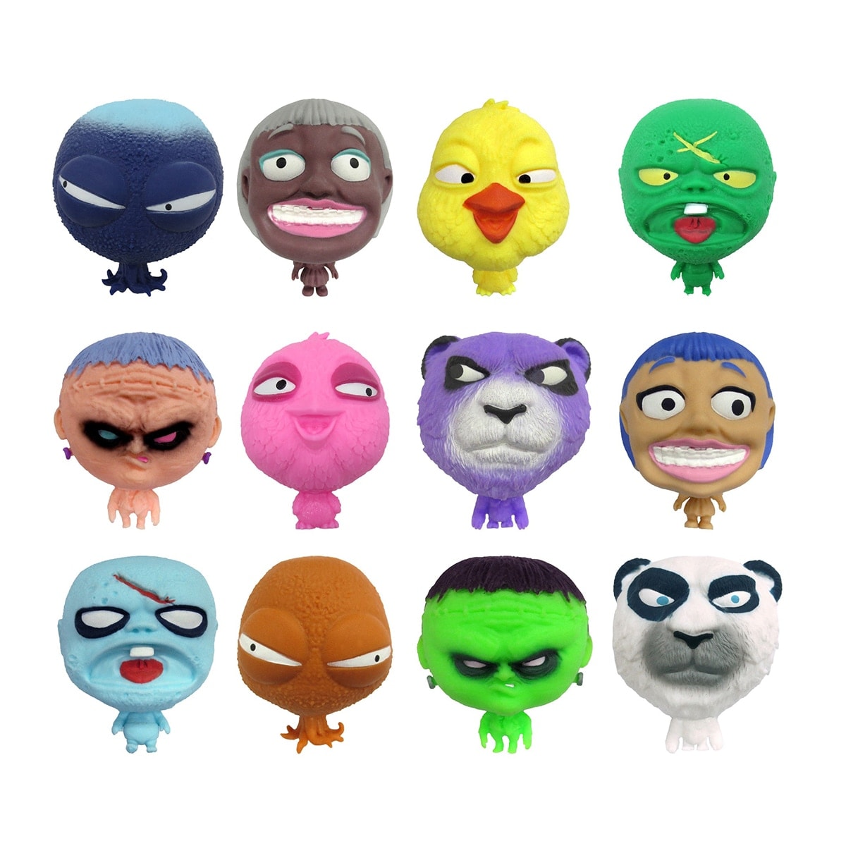 Bizak - Figura elástica 11 cm Splats Head modelos surtidos Bizak. - Image 1