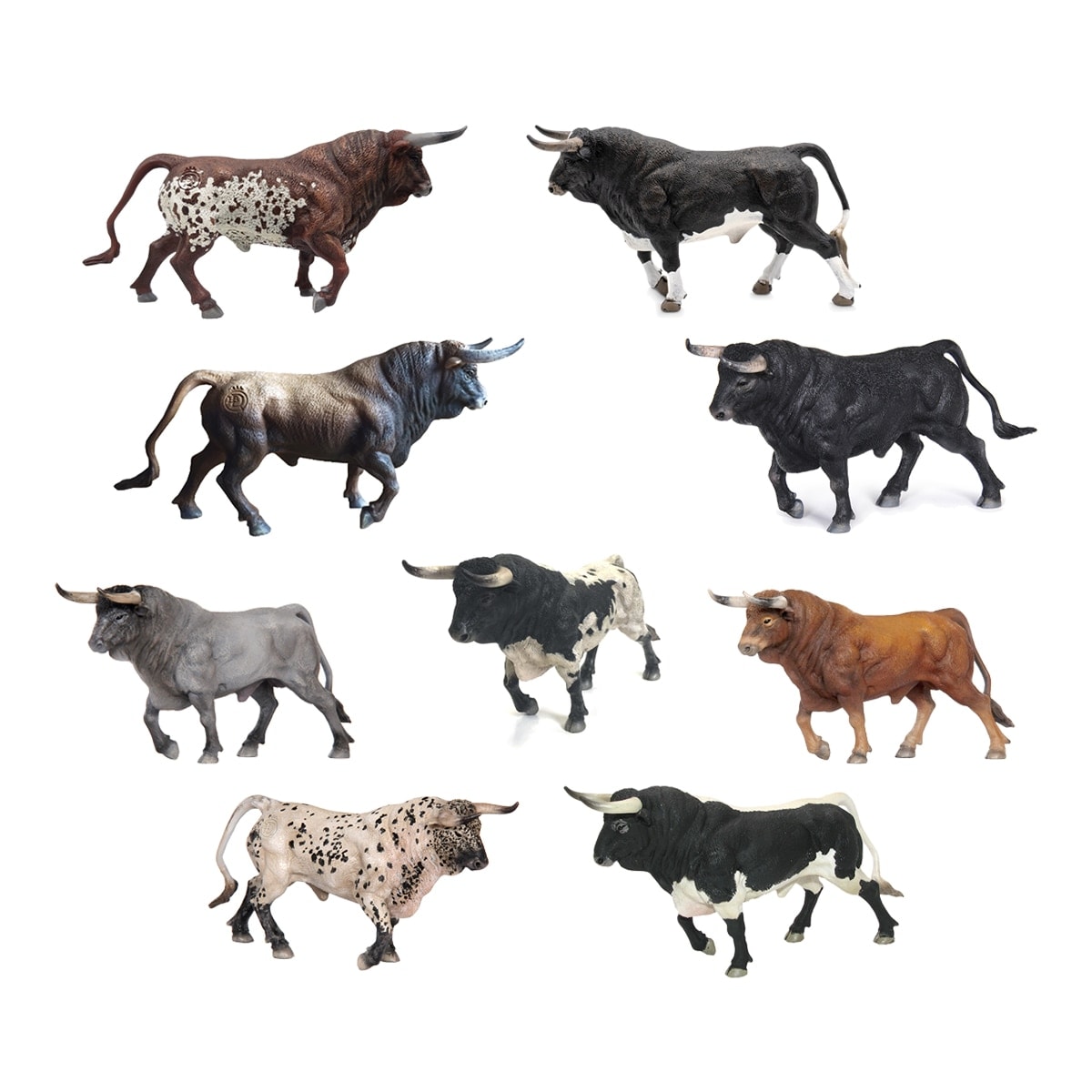 Deqube - Figura Animal Toro Bravo Modelos Surtidos Deqube. - Image 1