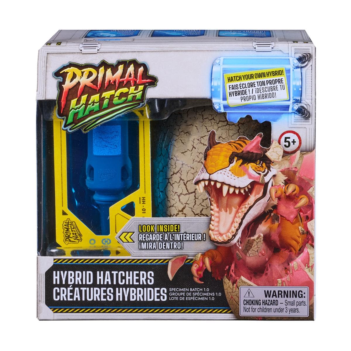 PRIMAL HATCH - Dinosaurio interactivo Primal Hatch hibrido Spin Master.