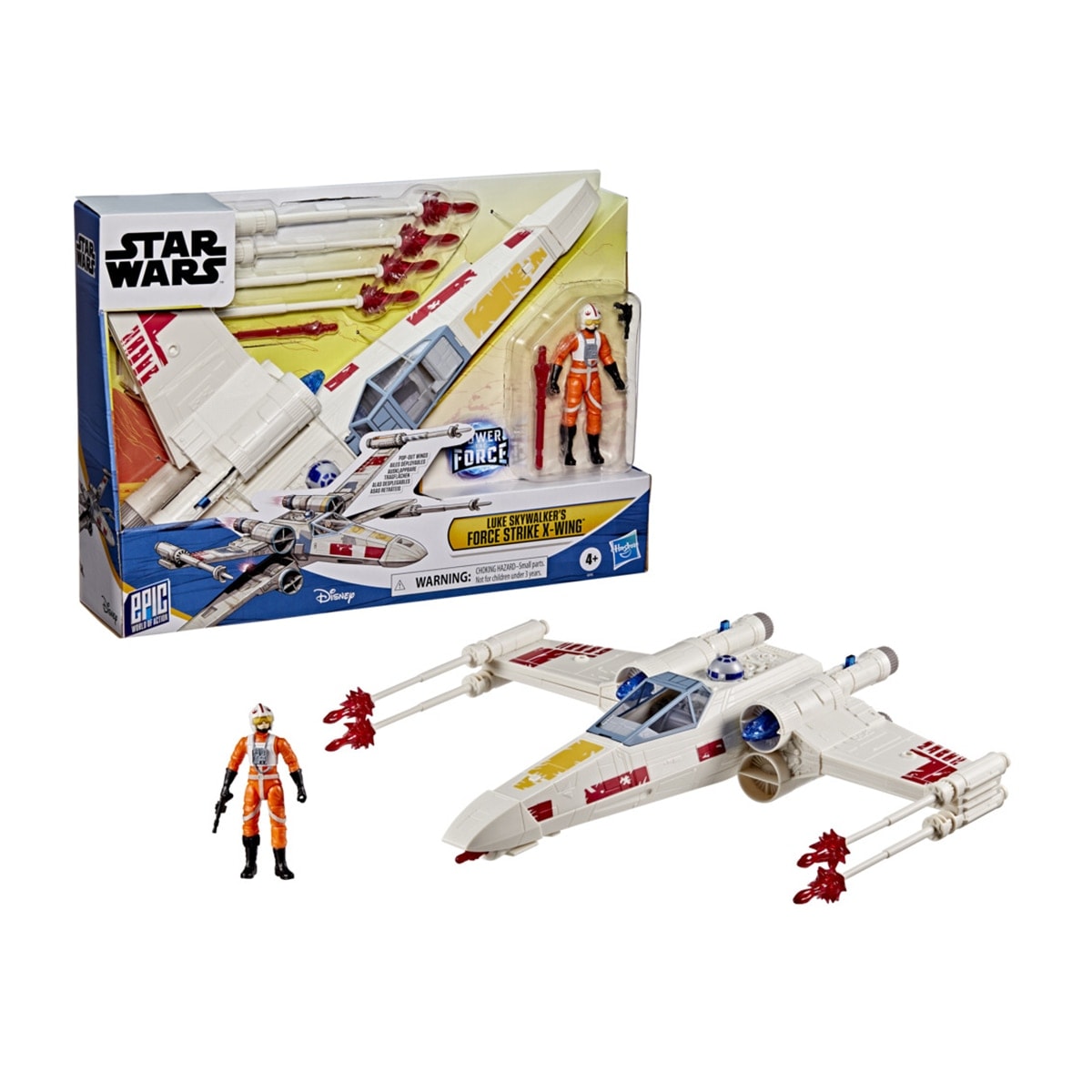 HASBRO FAN - Figura Epic World of Action Luke Skywalker's Force Strike X wing Star Wars Hasbro. - Image 1
