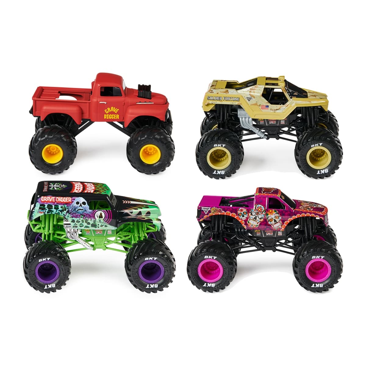 MONSTER JAM - Monster Jam surtido die cast 1:24.