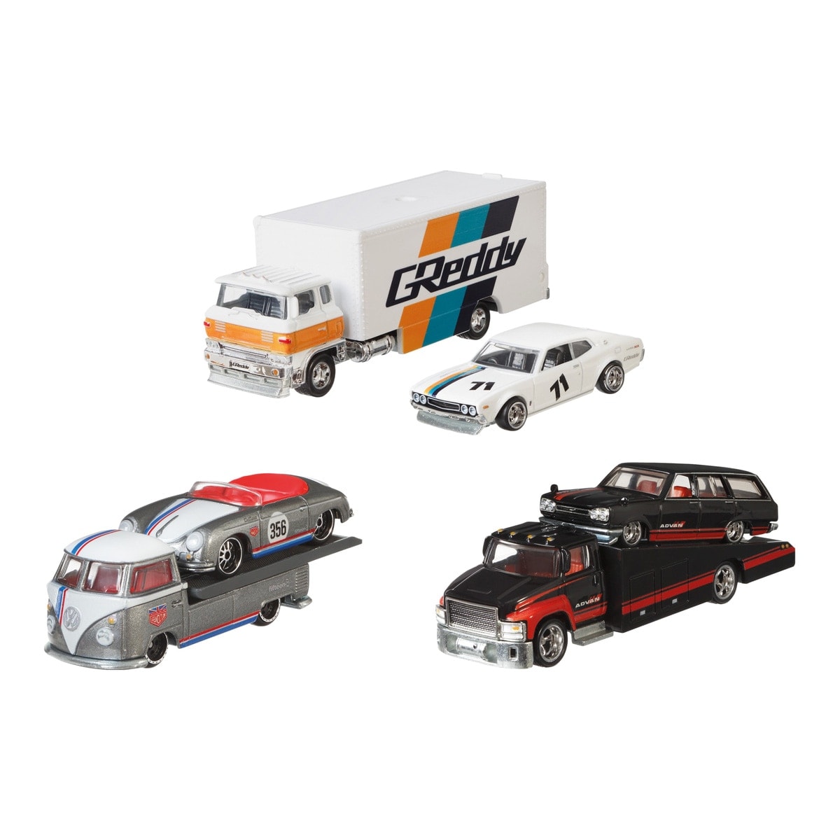 Hot Wheels - Hot Wheels Surtido vehículos premium Transporte en Equipo, coches de juguete. - Image 1