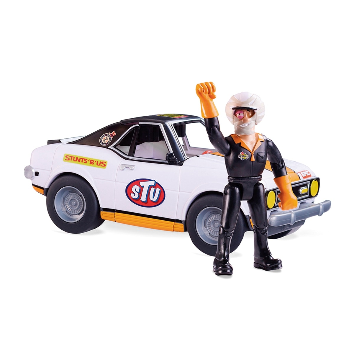 BANDAI - Coche acrobático Race Ace Stu Suntman Bandai. - Image 1