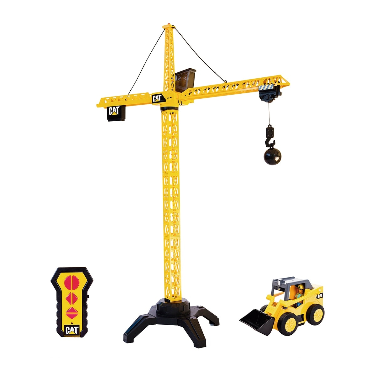 Funrise Toys - Grúa radiocontrol inalámbrica con rotación 360º y luces Cat Workforce Funrise Toys. - Image 1