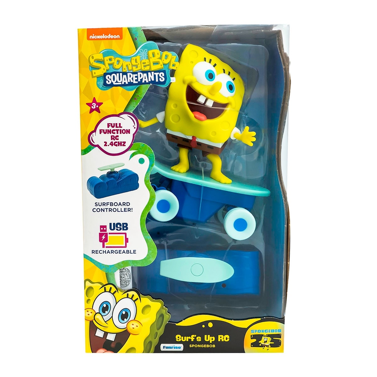 Funrise Toys - Vehículo radiocontrol Bob Surfero Bob Esponja Funrise Toys. - Image 1