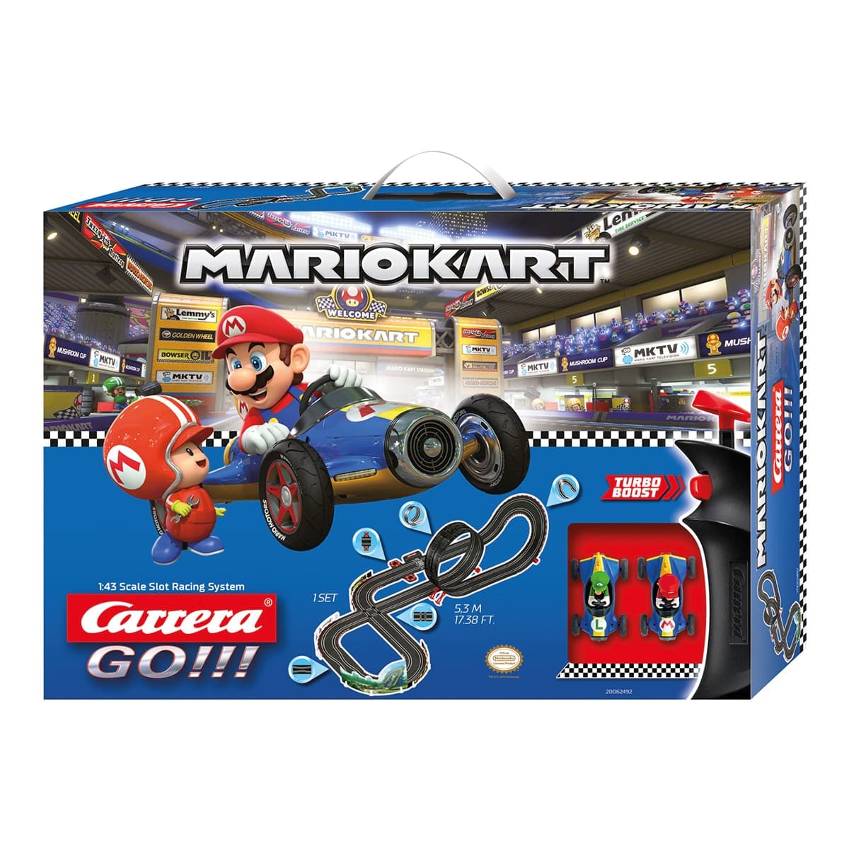 Carrera - Circuito Nintendo Mario Kart 8 Carrera Go.