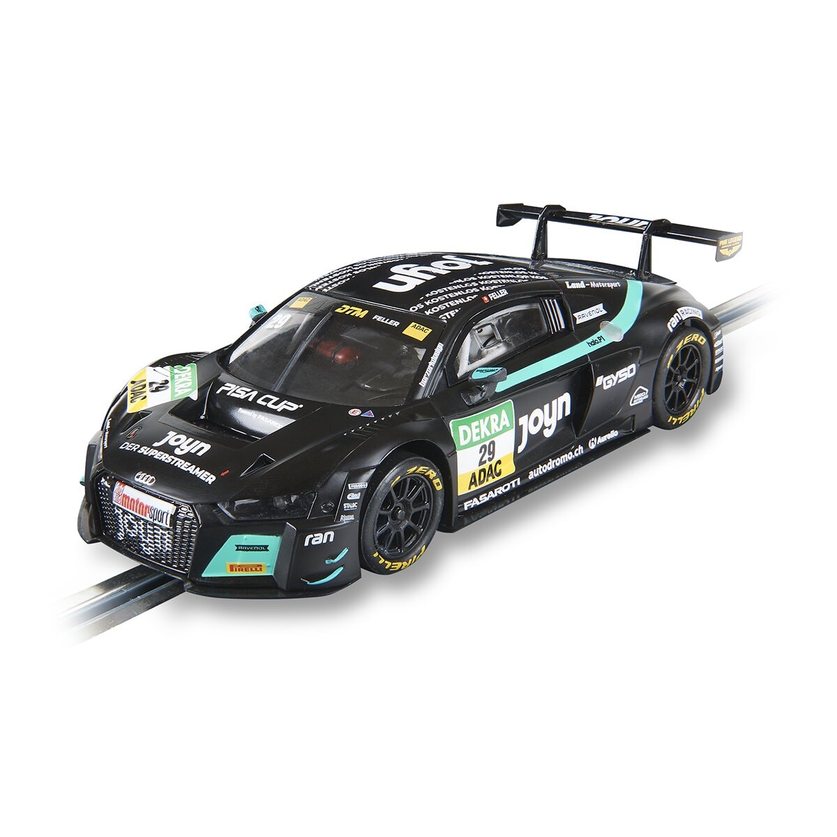 Scalextric - Coche de slot Audi R8 LMS GT3 R Feller Land Motorsport Línea Advance Escala 1-32 Scalextric. - Image 1