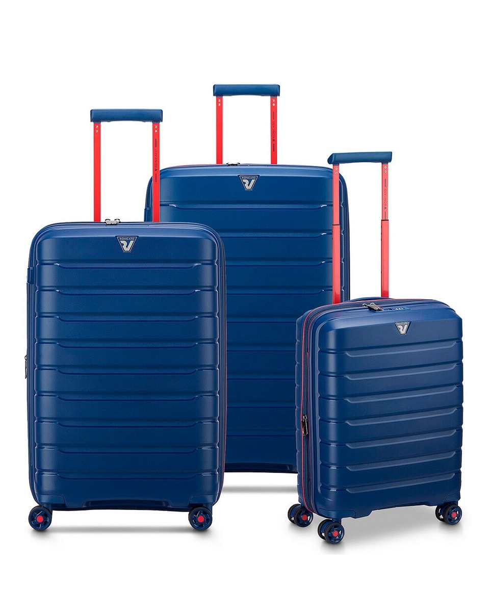 Roncato - Juego de maletas (grande, mediana y cabina) B-Flying rígidas expandibles hasta 129 L. - Image 1