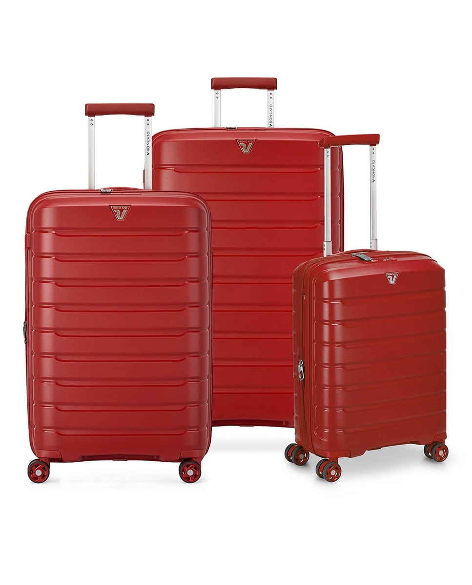 Roncato - Juego de maletas (grande, mediana y cabina) B-Flying rígidas expandibles hasta 129 L. - Image 1