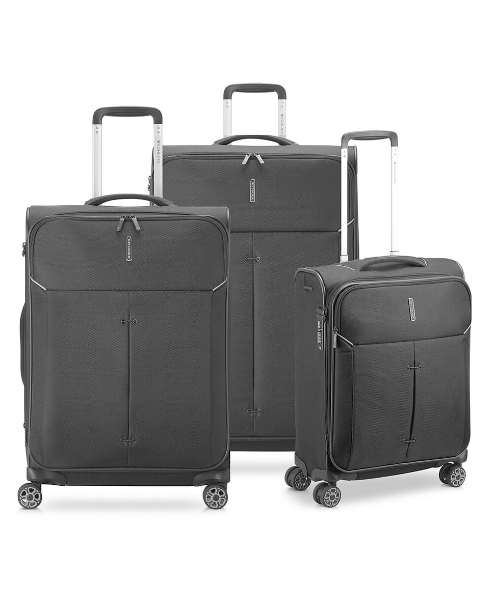 Roncato - Juego de maletas (grande, mediana y cabina) Ironik 2.0 blandas expandibles hasta 119 L. - Image 1