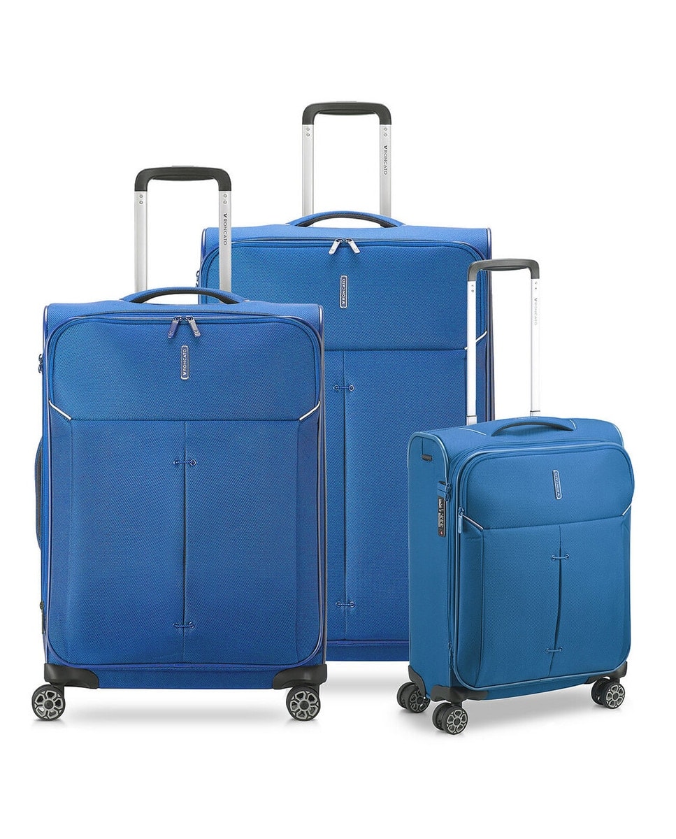 Roncato - Juego de maletas (grande, mediana y cabina) Ironik 2.0 blandas expandibles hasta 119 L. - Image 1