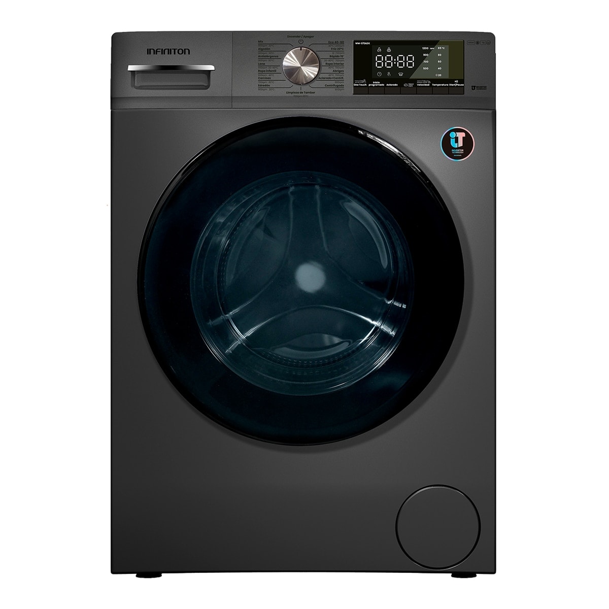 Infiniton - Lavadora Infiniton 7 Kg - 1.200 rpm, Inicio Diferido - WM-S72ADX. - Image 1