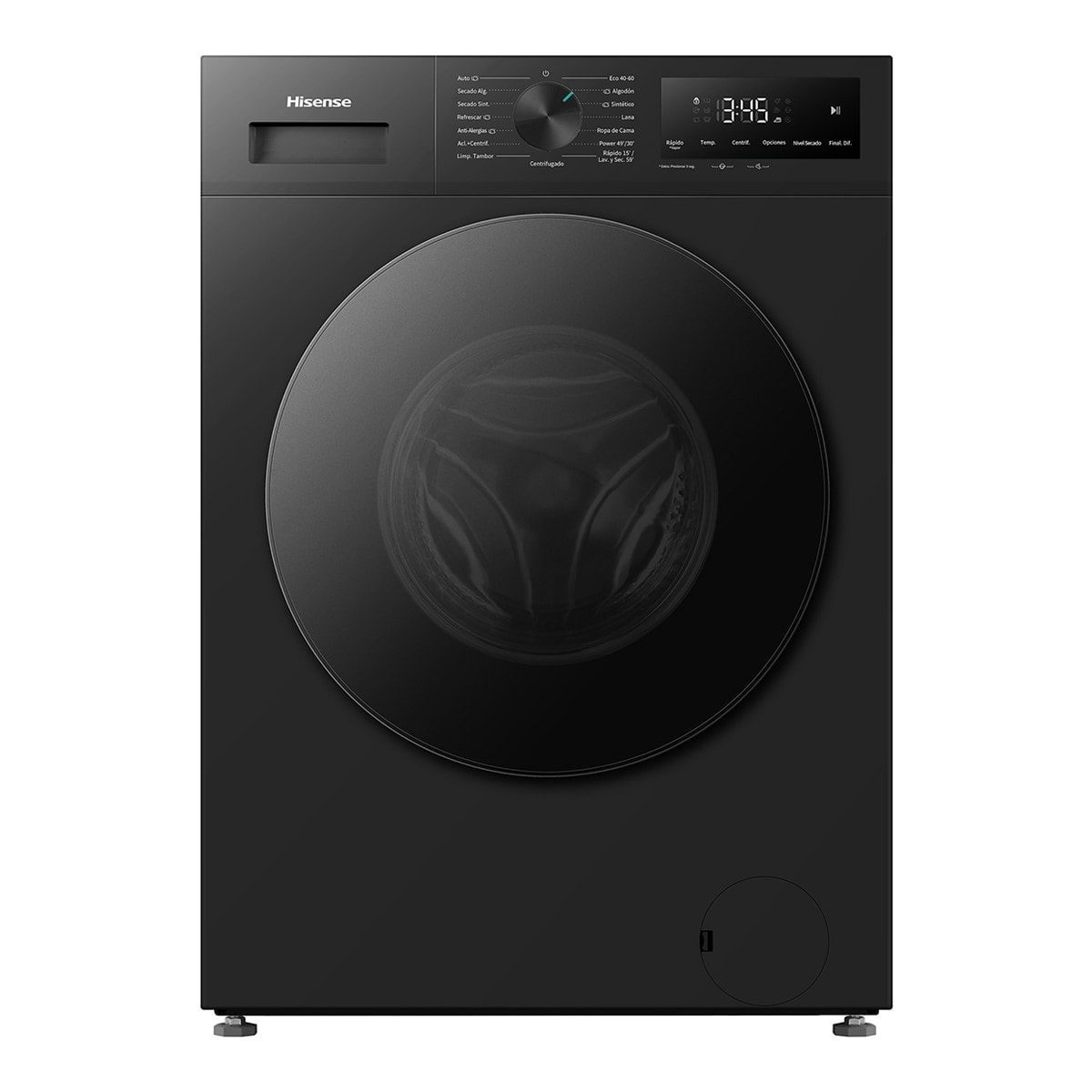 Hisense - Lavadora secadora Hisense, 11 kg-1400 rpm con tecnología Inverter - WD1I1142BBL2. - Image 1