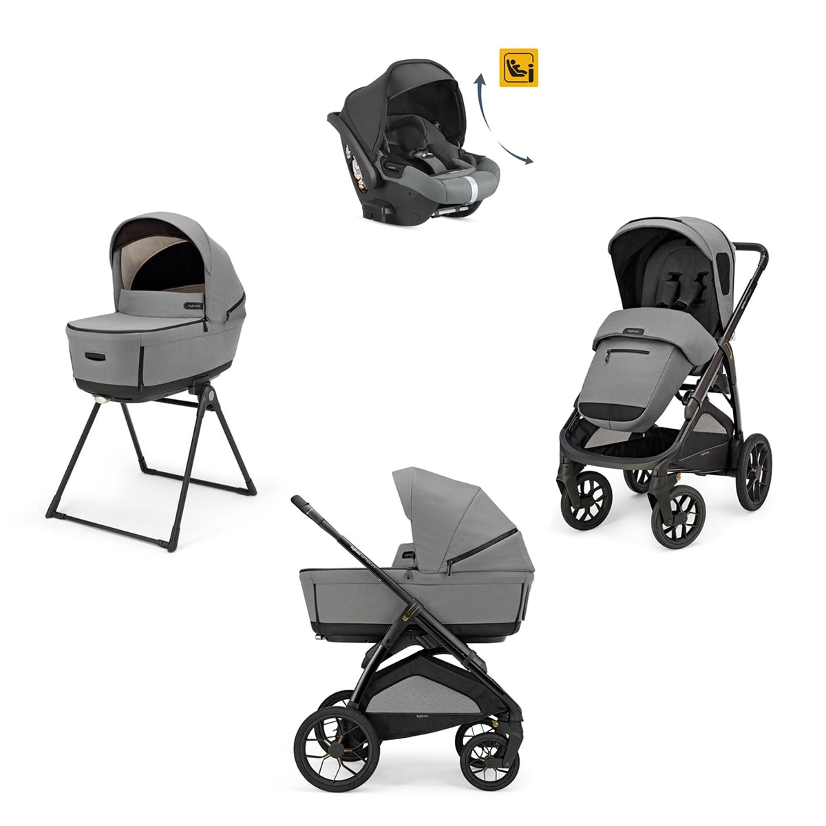 Inglesina - Carro de bebé Inglesina System Quattro Aptica XT Darwin Recline. - Image 1