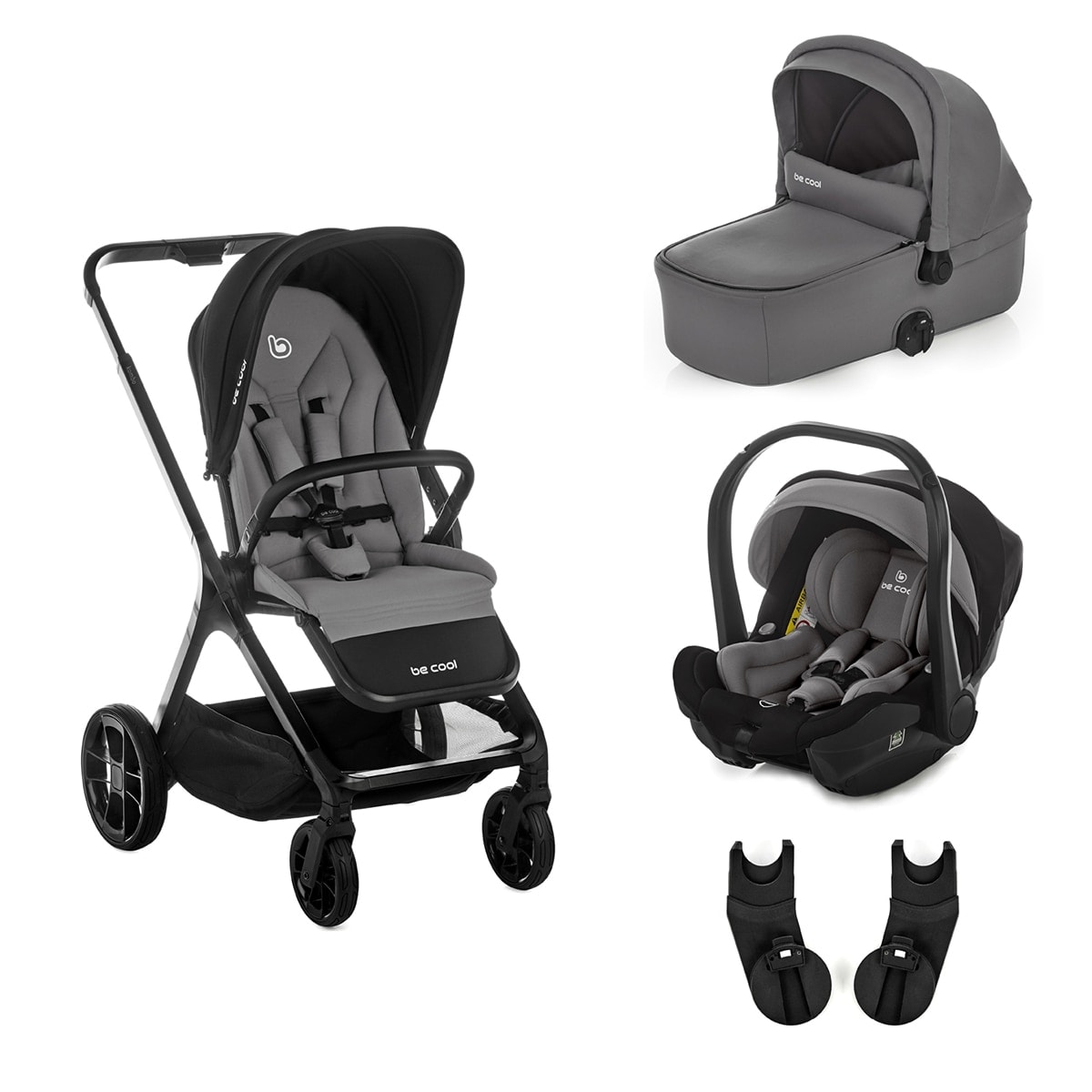 Be Cool - Carrito de bebé Be Cool Kombo con capazo Kombo y portabebé Travel Carrier.. - Image 1