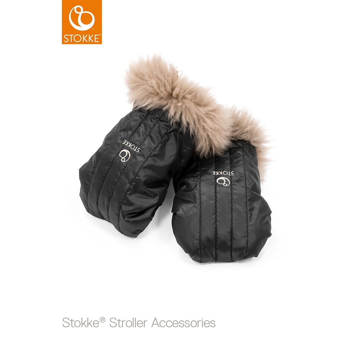 Stokke - Manoplas Stokke ® para Coche de paseo Onyx negro. - Image 1