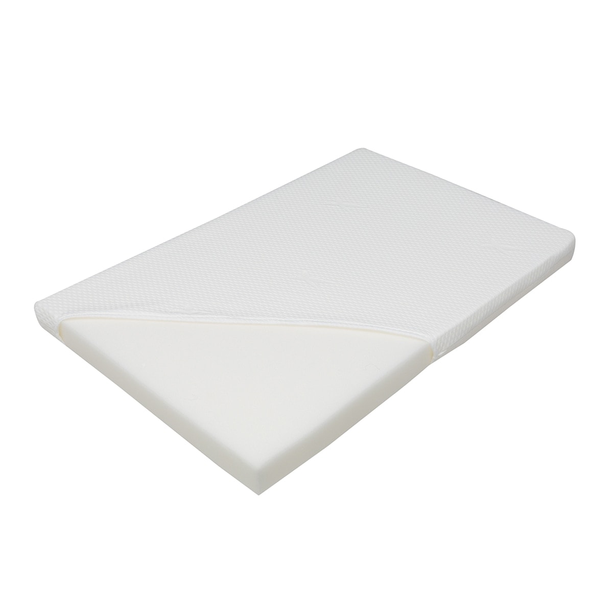 La Cigüeña - Colchón para Minicuna La Cigüeña de viscoelástica blanco. - Image 1