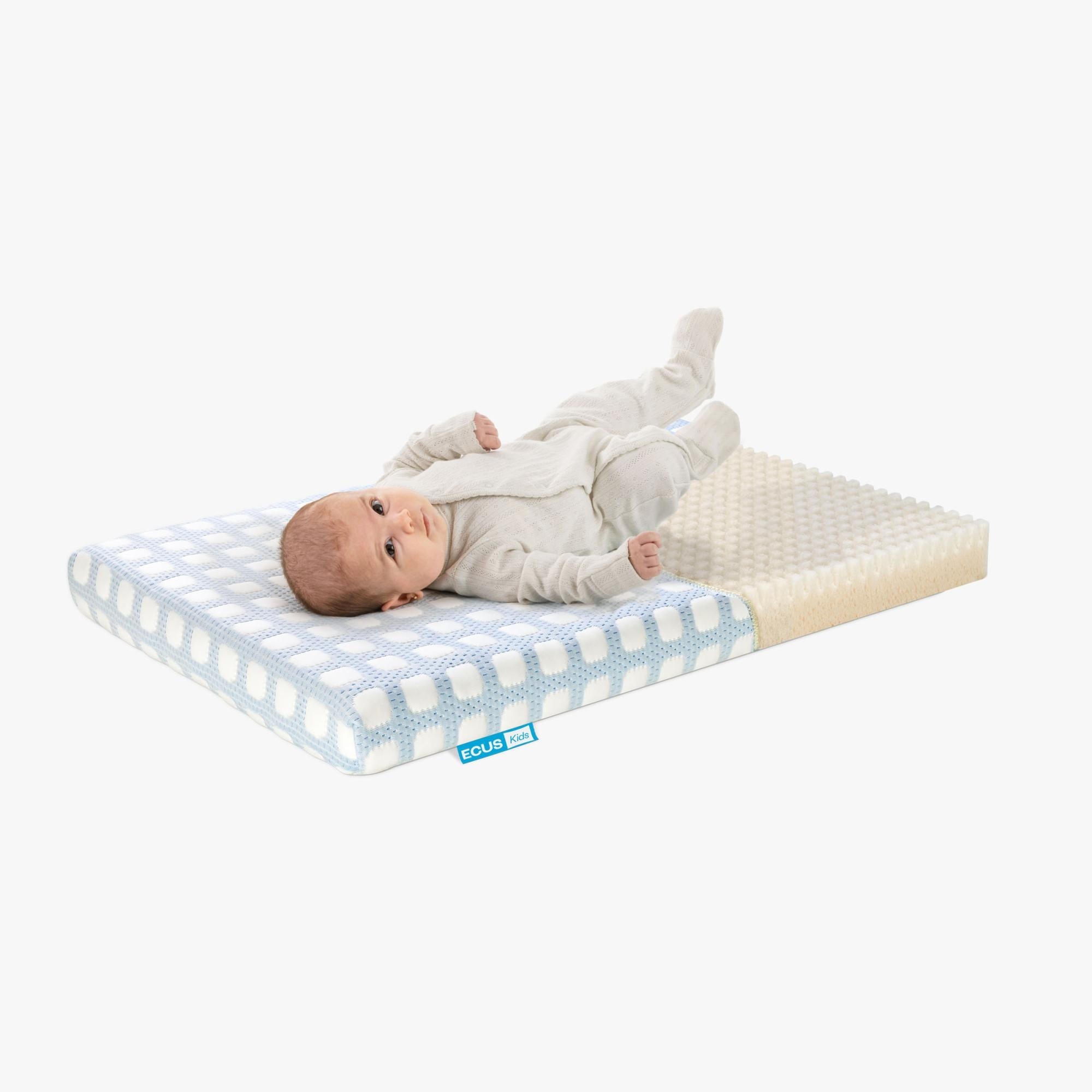ECUS Kids - Colchón para Minicuna Ecus Kids Care Ultimate blanco (disponible en varias medidas). - Image 1