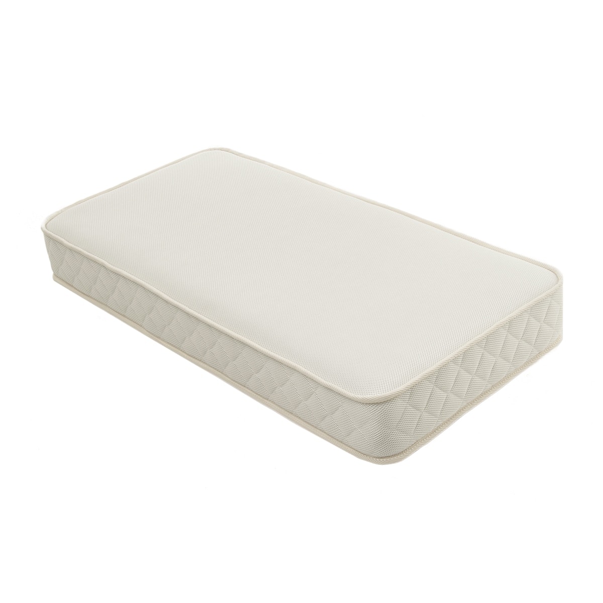 La Cigüeña - Colchón para Cuna La Cigüeña de muelles y fibras naturales blanco. - Image 1