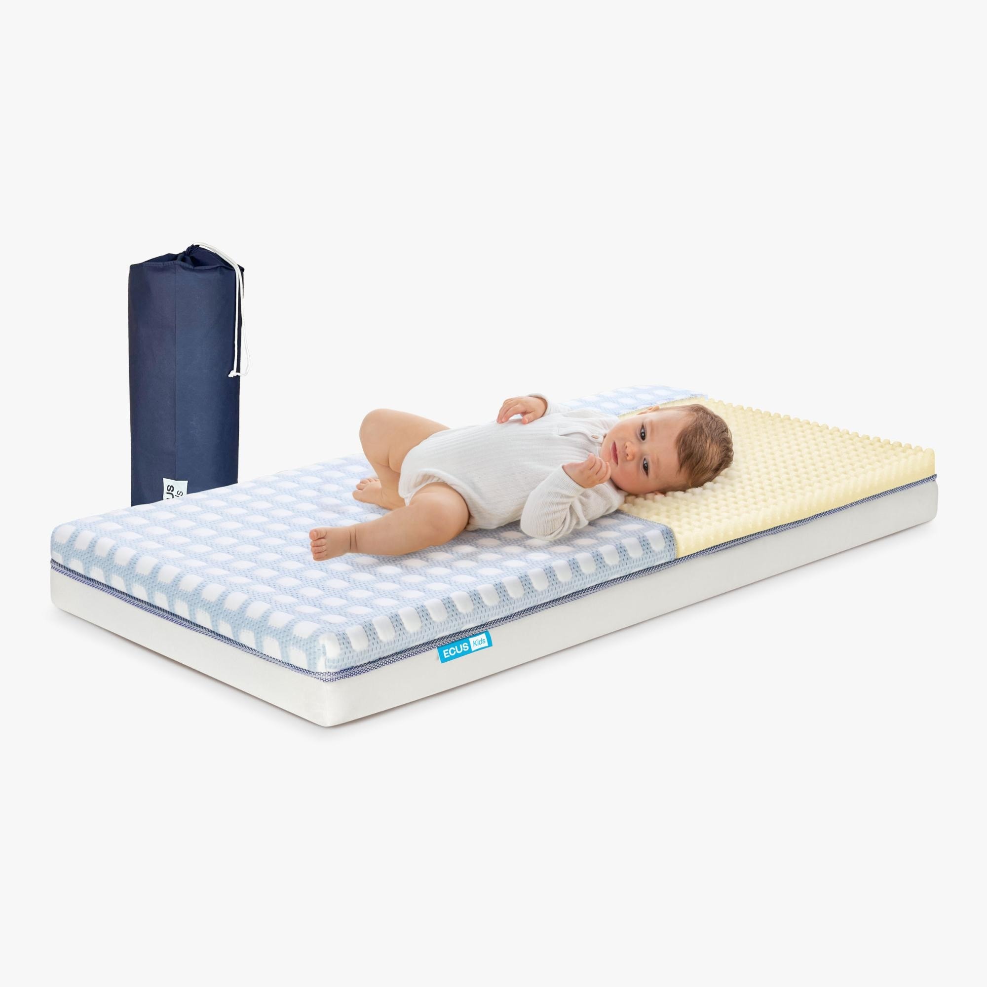ECUS Kids - Colchón para Cuna Ecus Kids Care Ultimate blanco (disponible en varias medidas). - Image 1