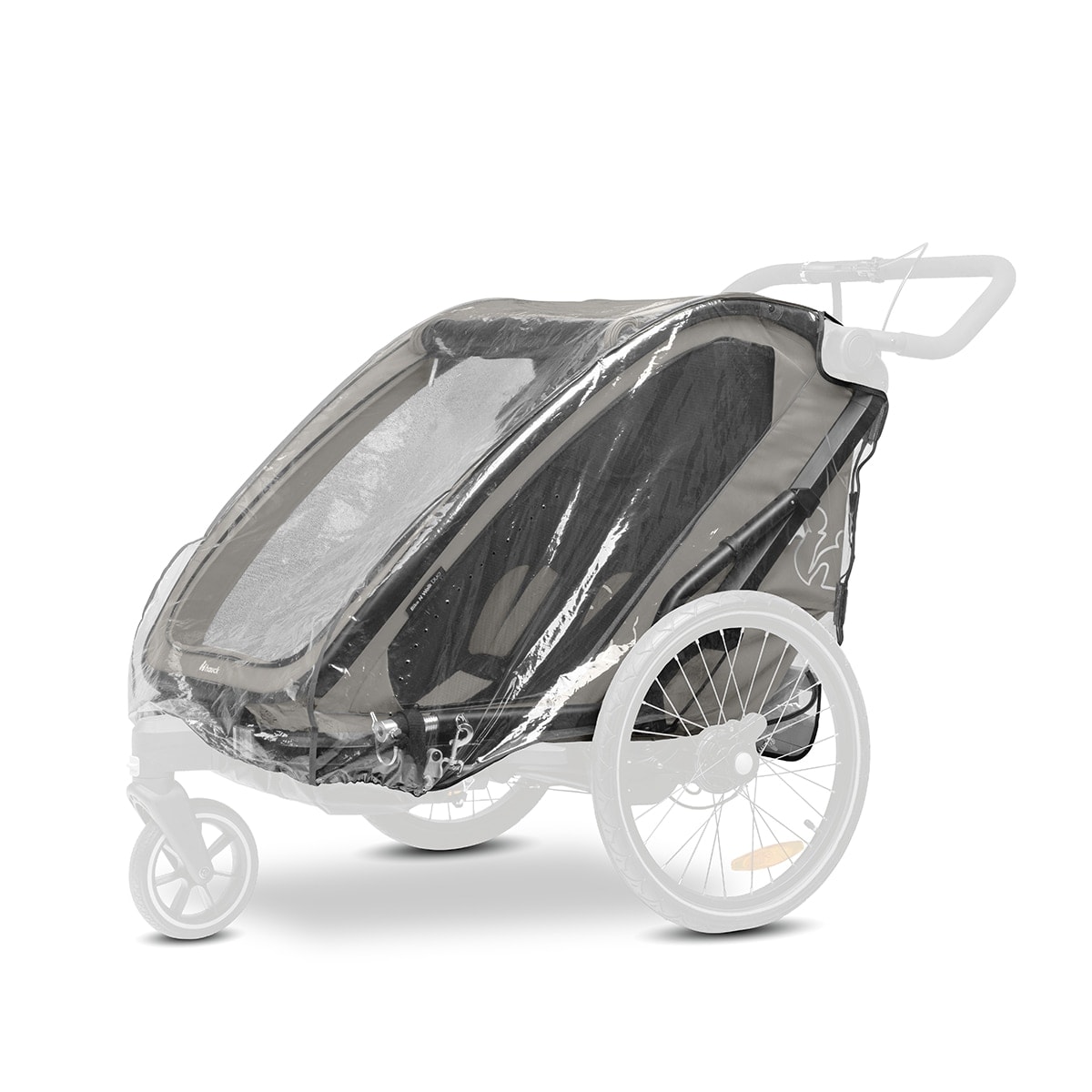 Hauck - Burbuja de lluvia para Silla de paseo multifuncional Bike N Walk Duo. - Image 1
