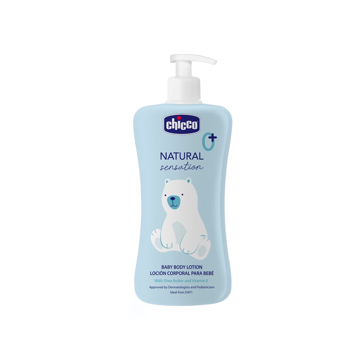 Chicco - Crema corporal NATURAL sensation Chicco 500ml 0m+.