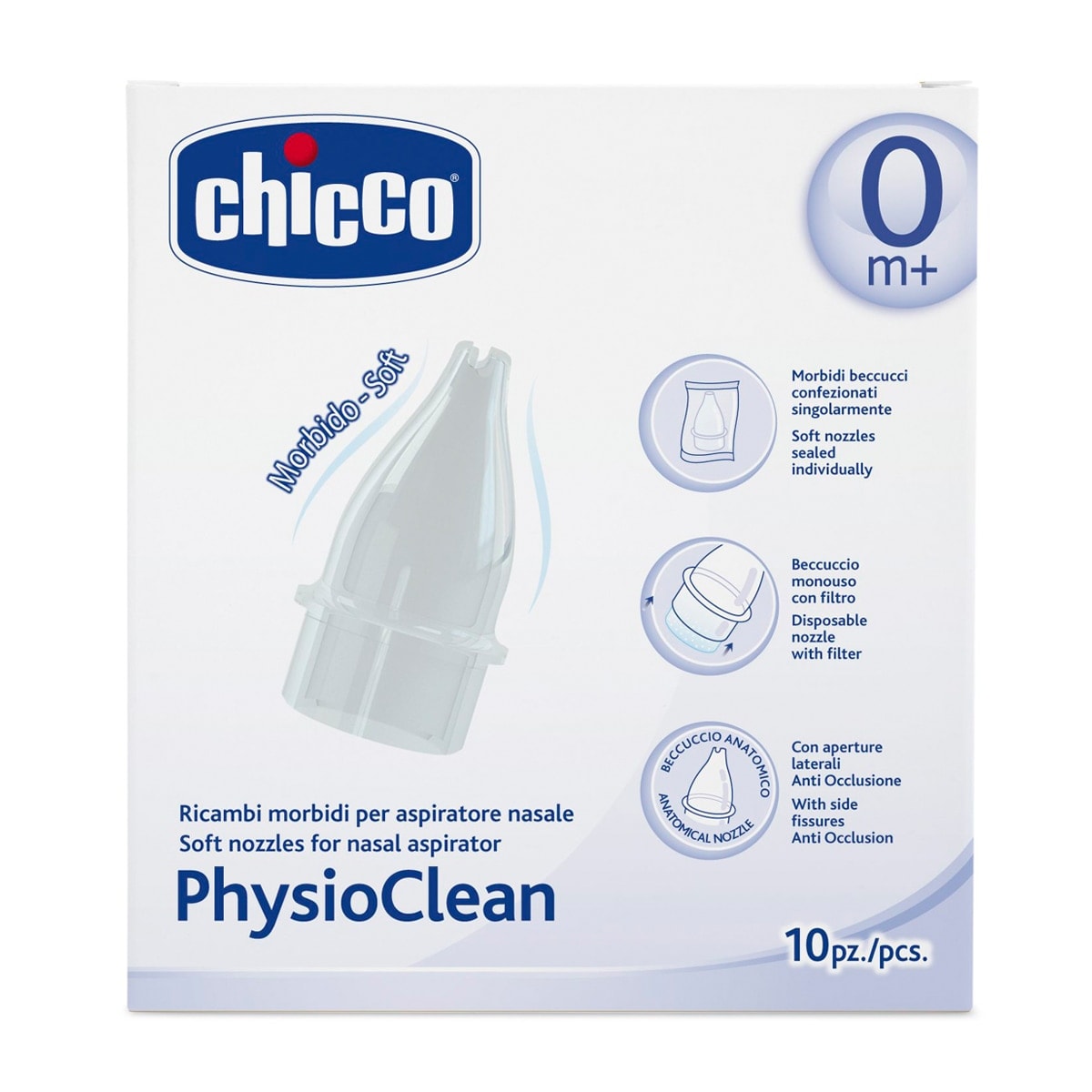 Chicco - Recambios para Aspirador Nasal Chicco Physio Clean blanco. - Image 1