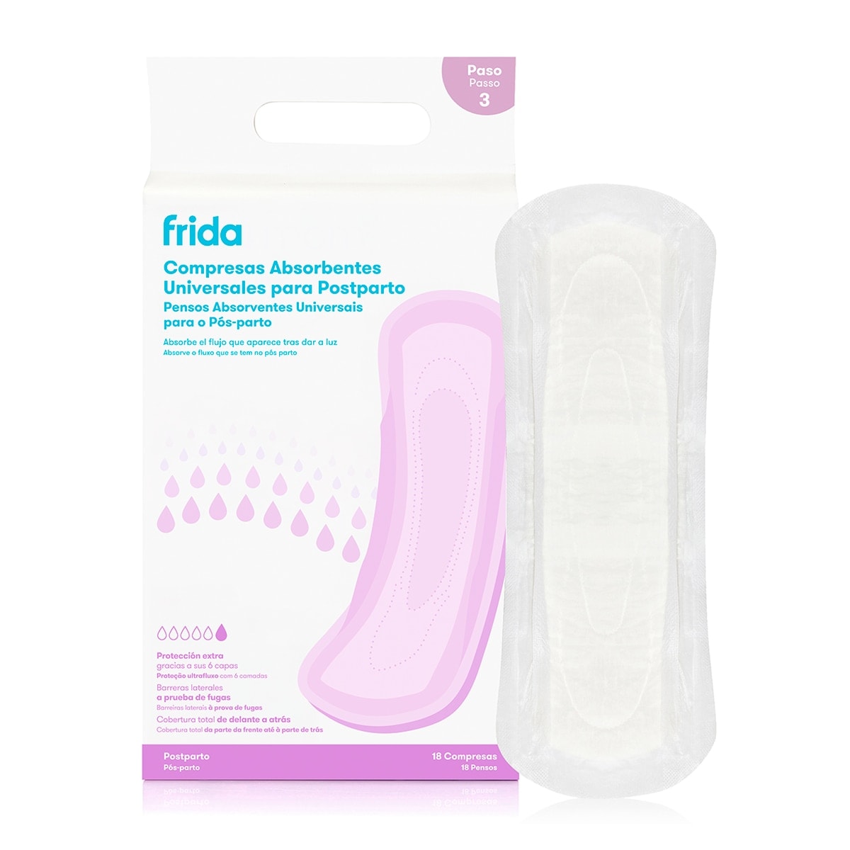 FRIDA - Compresas posparto Frida 18ud. - Image 1