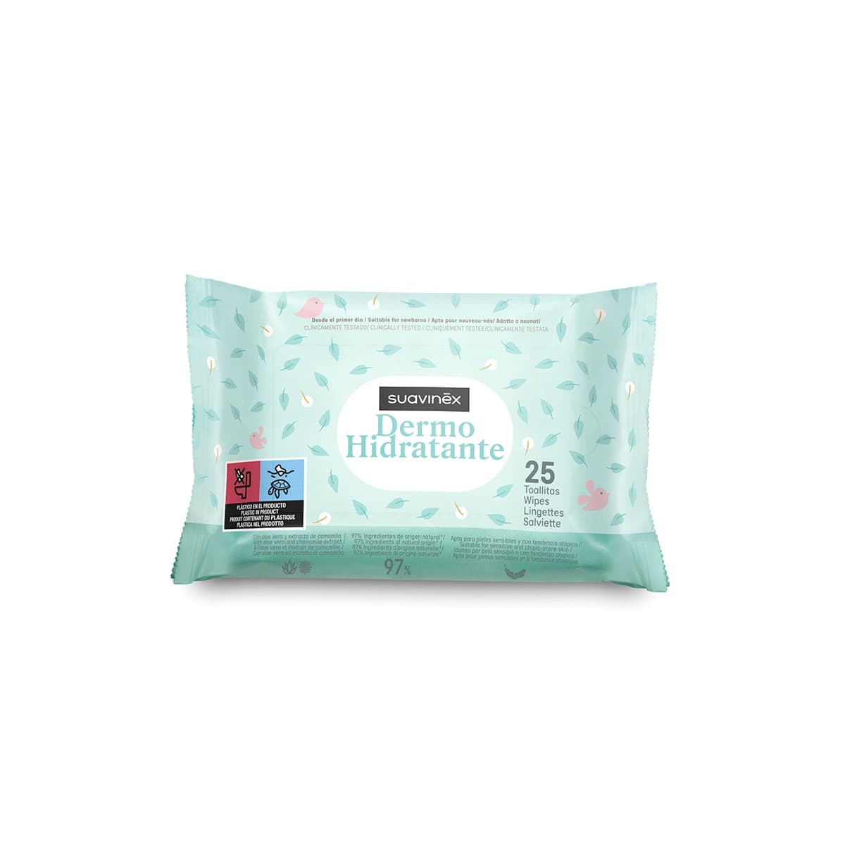 Suavinex - Toallitas Dermohidratantes Suavinex pack 25ud.