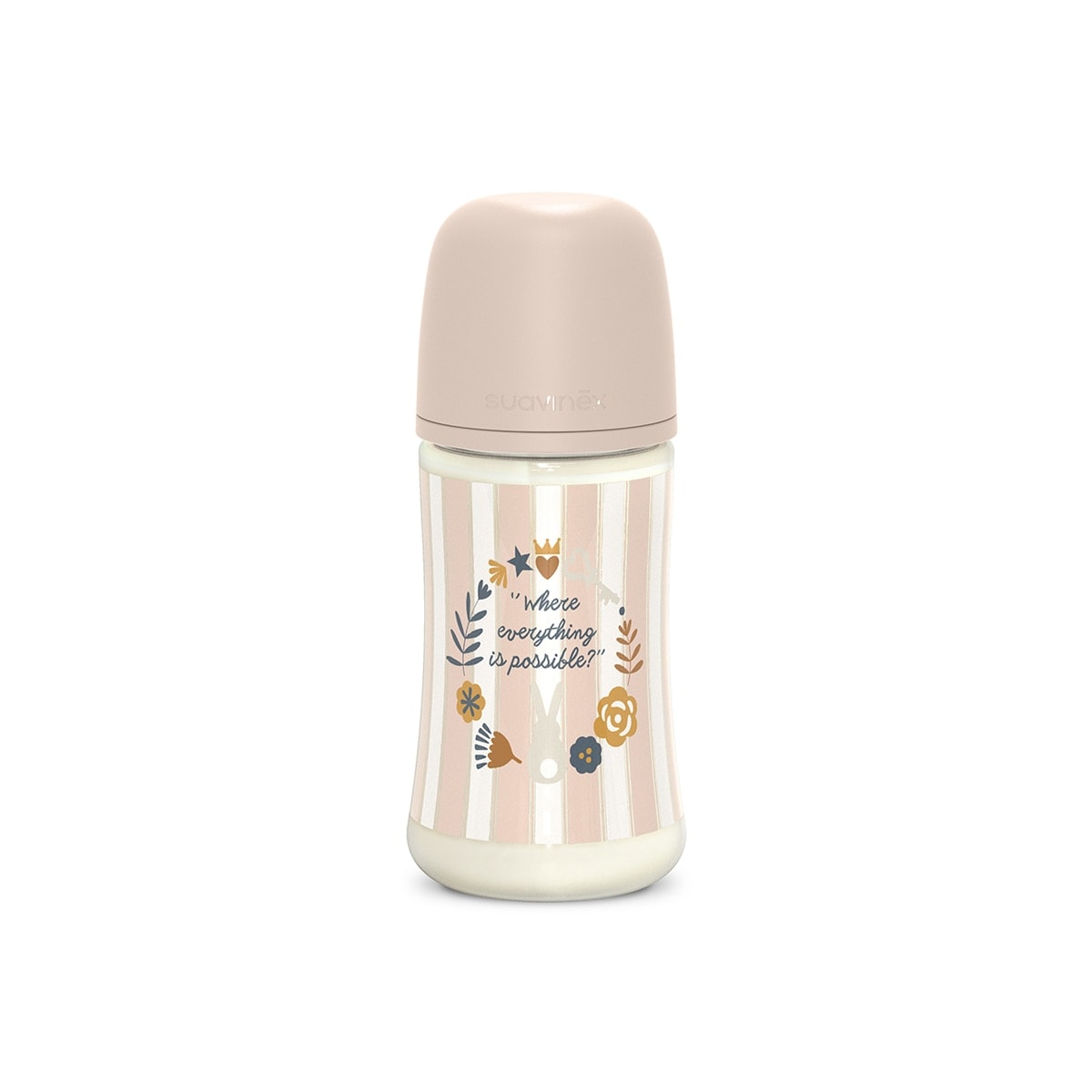 Suavinex - Biberón Poliamida con tetina Fisiológica SX Pro Suavinex Wonderland Flujo Medio 270ml. - Image 1