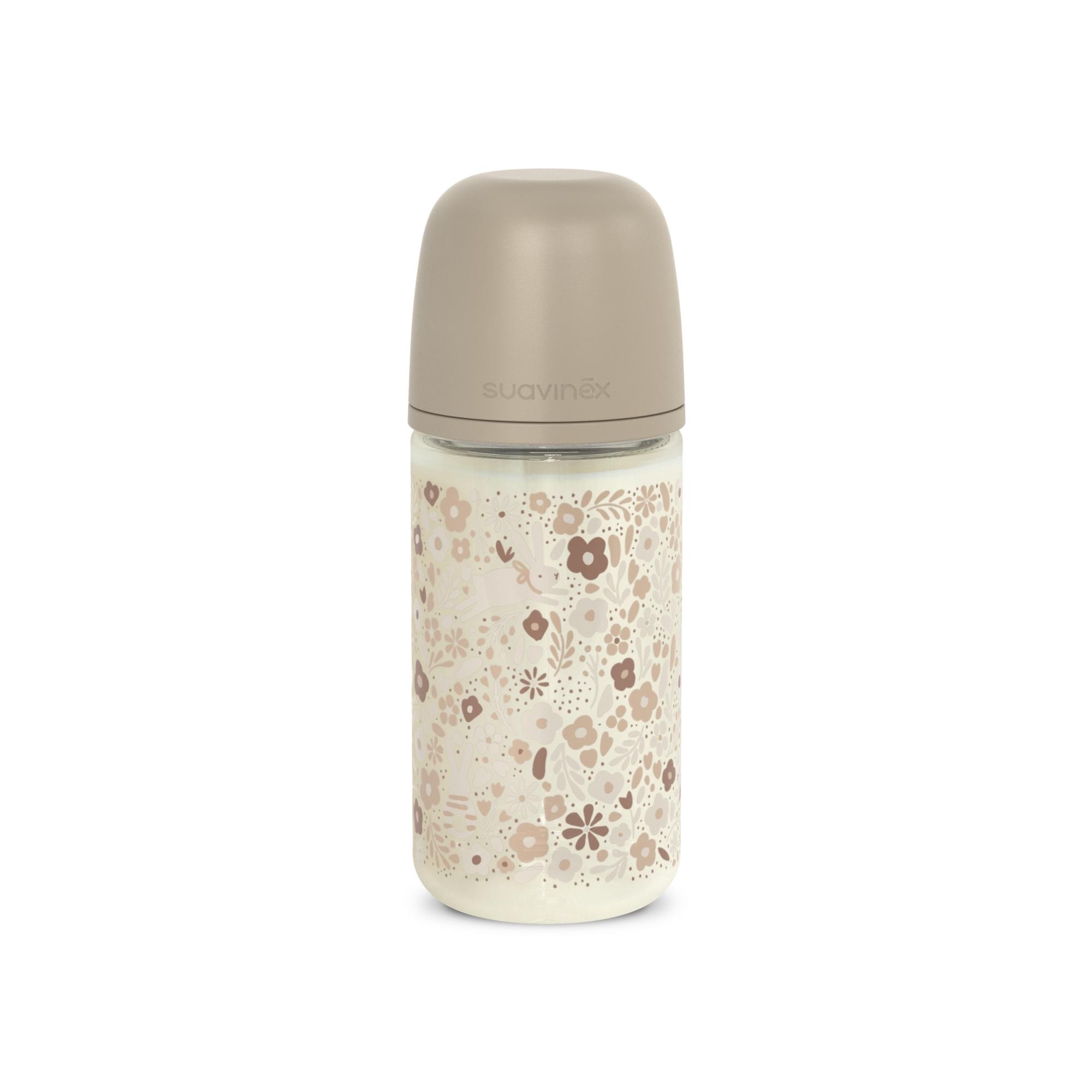 Suavinex - Biberón vidrio con tetina Fisiológica SX Pro Suavinex Wonderland 2.0 Flujo Lento 240ml. - Image 1