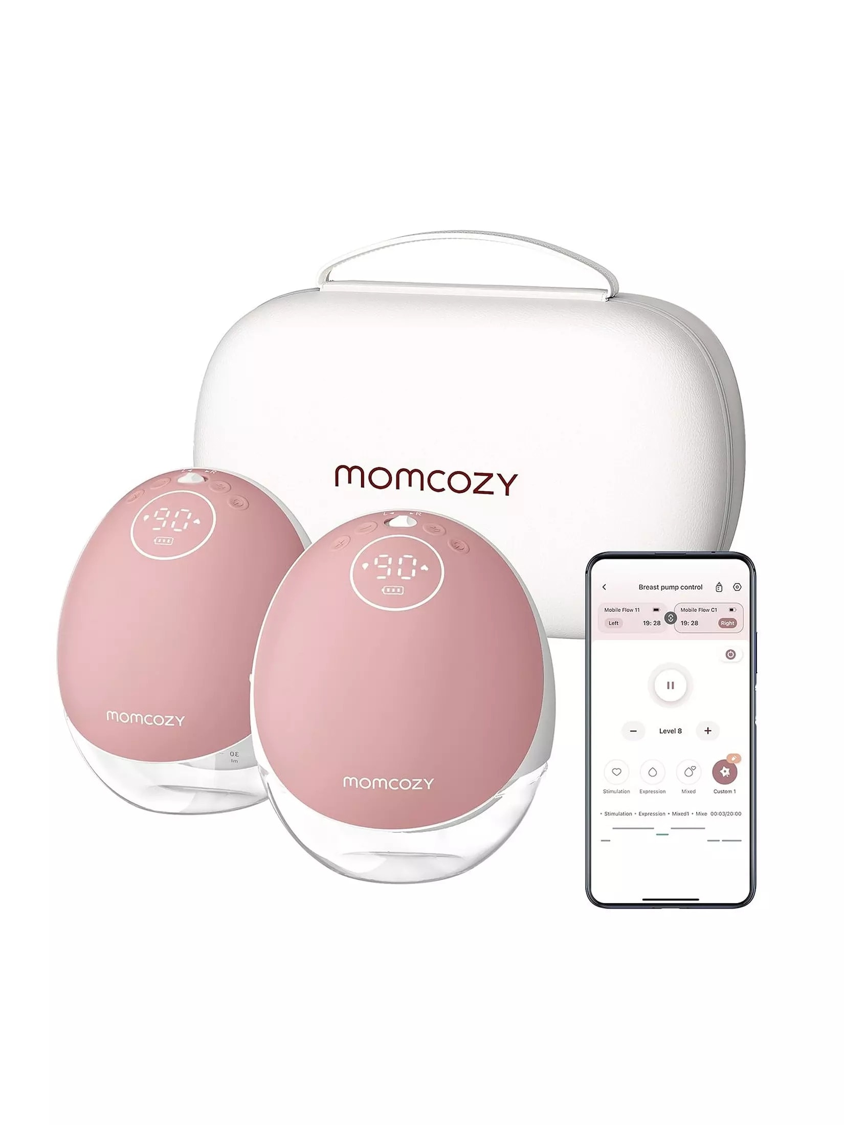 MOMCOZY - Sacaleches MOMCOZY M9 Doble control por APP. - Image 1
