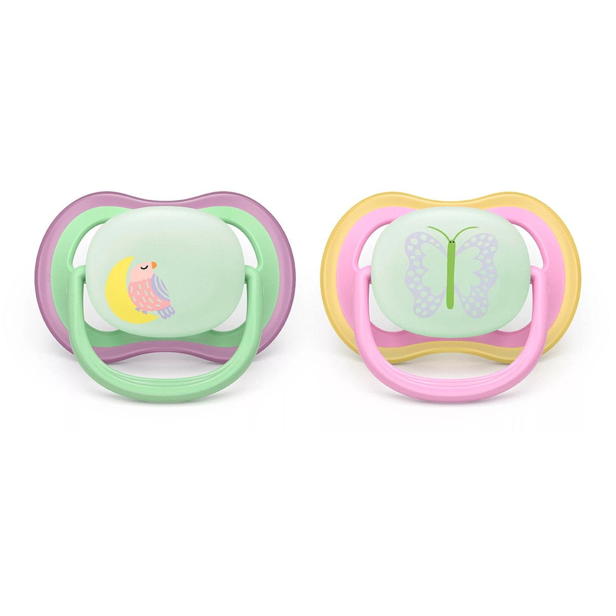 Philips Avent - Chupete Philips Avent Ultra Air Nocturno 6-18 meses 2 uds, brilla en la oscuridad. - Image 1