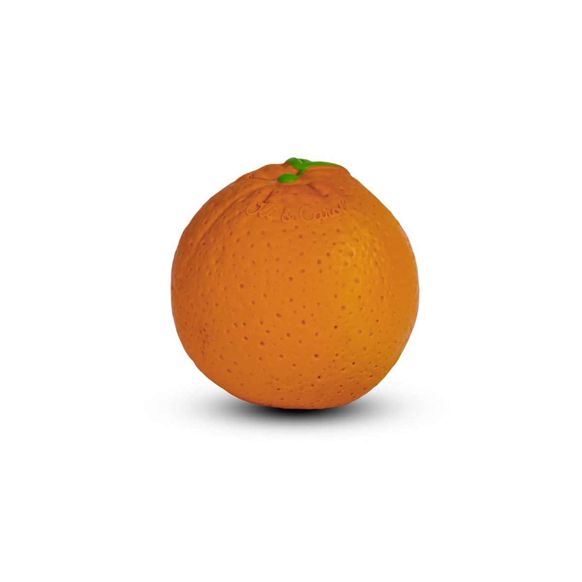 Oli&Carol - Mordedor pelota Oli&Carol caucho natural naranja colección Sporty Fruits. - Image 1