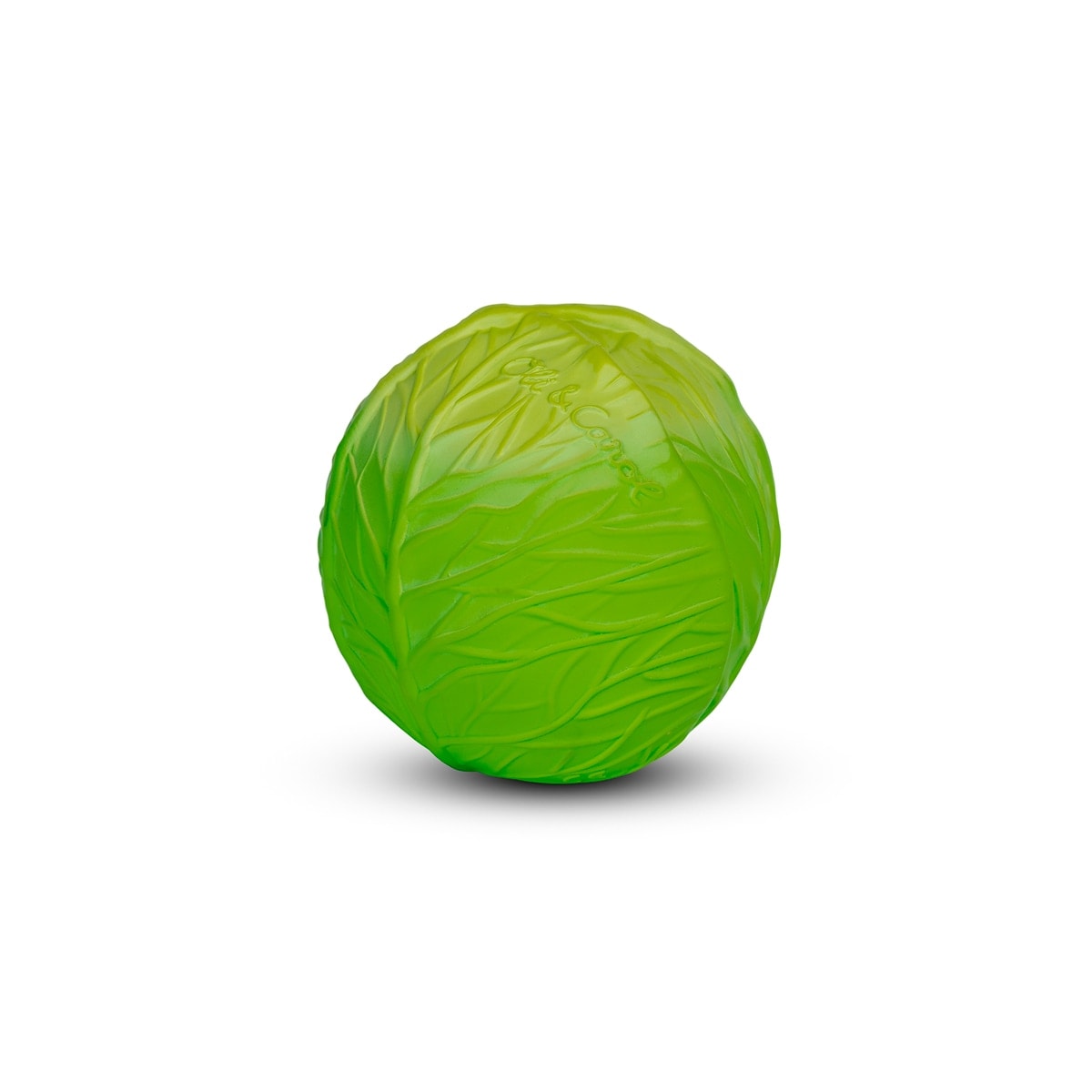 Oli&Carol - Mordedor pelota Oli&Carol caucho natural col verde colección Sporty Fruits. - Image 1