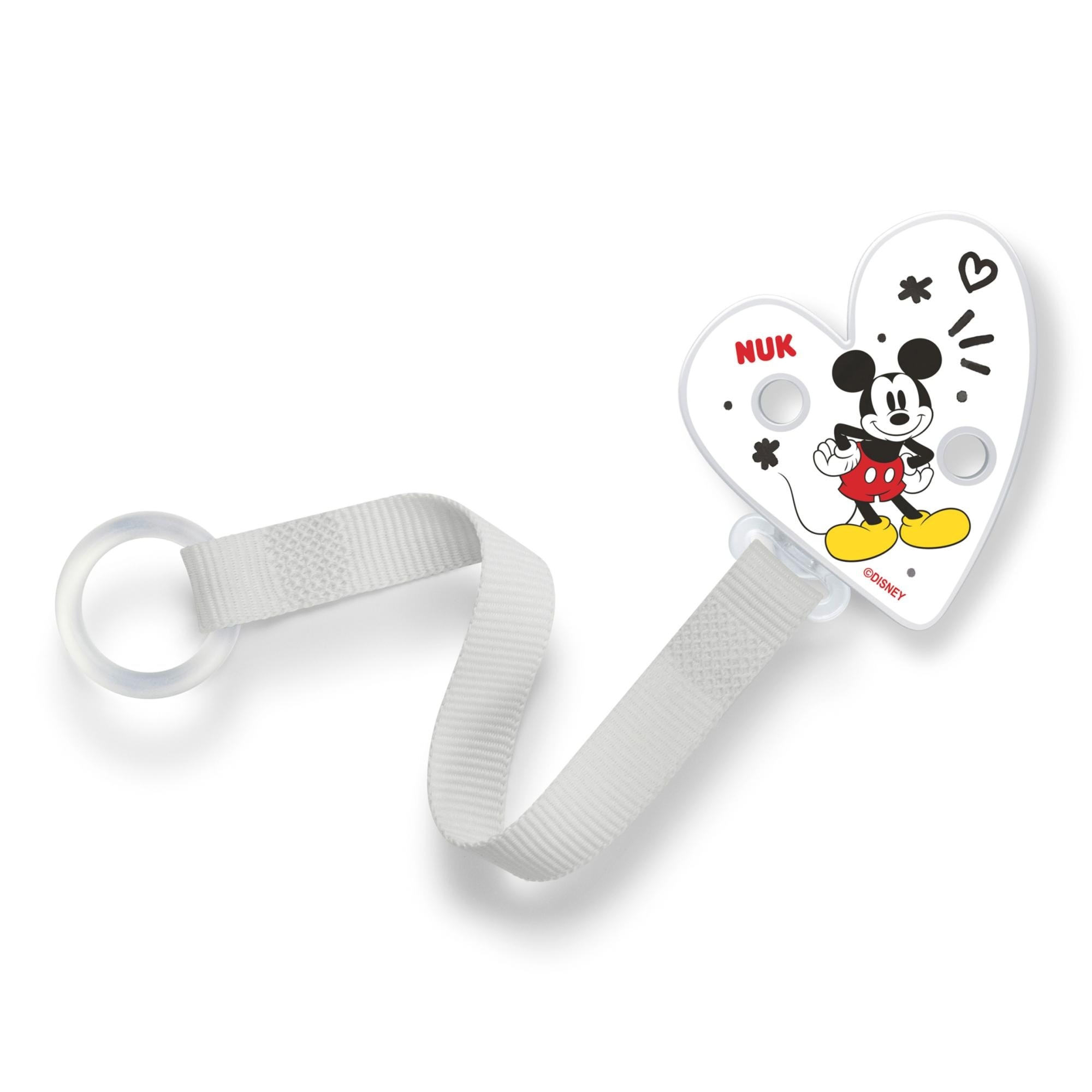 Nuk - Pinza chupete Nuk corazón Disney. - Image 1