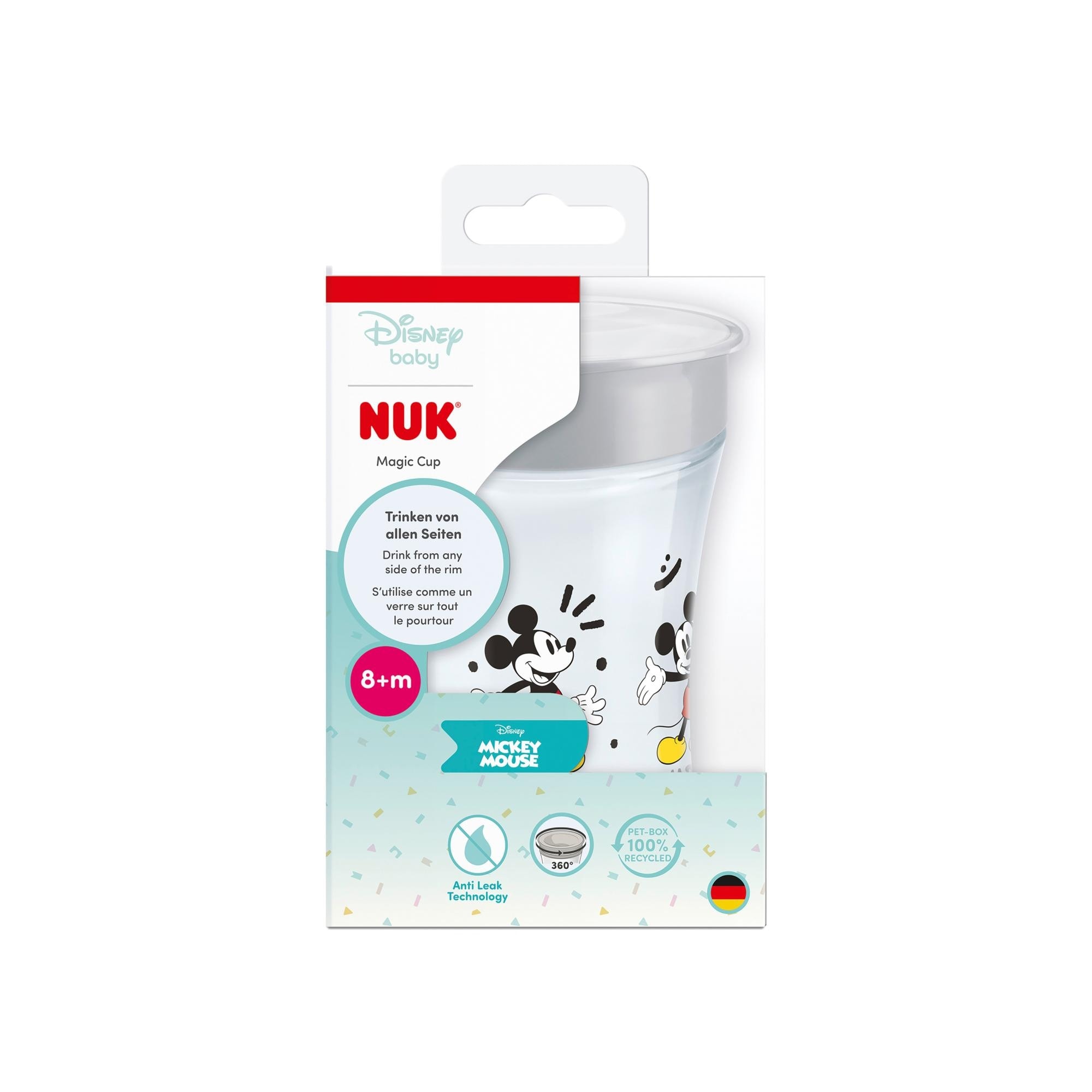 Nuk - Taza aprendizaje Nuk magic evo Disney 230ml (8m+). - Image 1