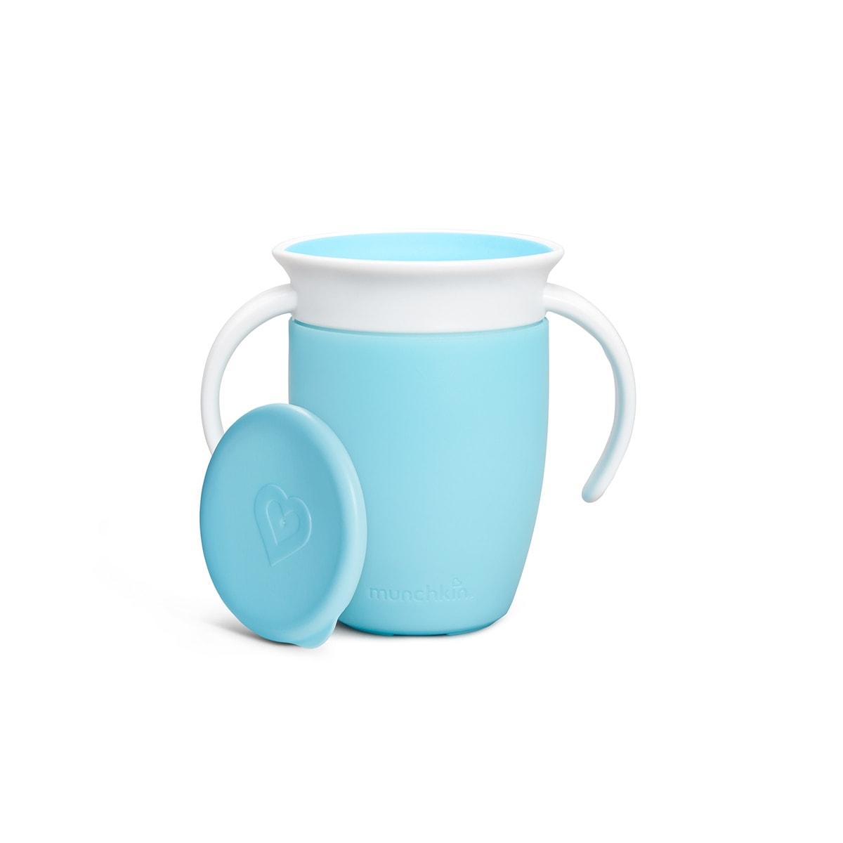 Munchkin - Taza de aprendizaje 360° Munchkin Miracle con asas y tapa 200ml. - Image 1