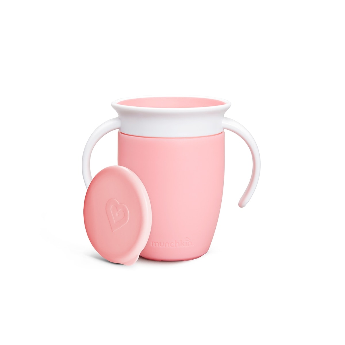 Munchkin - Taza de aprendizaje 360° Munchkin Miracle con asas y tapa 200ml. - Image 1